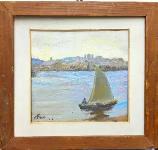 A.Figari 1858-1945 " Haven van Genua "