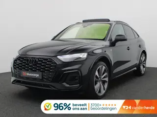 Audi Q5 Sportback 55 TFSI e S edition Competition Pano-Schuifdak, Trekhaak, S-Line, Memorystoel, 21"
