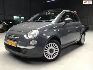 Fiat 500 C 1.2 Lounge I Airco I Park. sens I Touch Scherm I Half leder I Carkit I 15 inch LMV I Mist