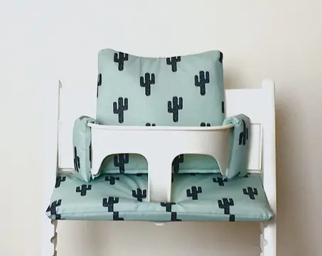 Gecoate mint cactus kussens voor stokke tripp trapp stoel