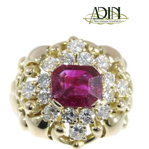 Gouden ringen met diamant