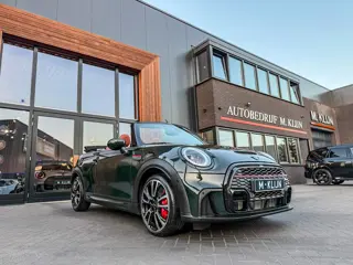 MINI Cabrio 2.0 John Cooper Works JCW Pack F1 aut 231pk Rebelgreen/Bruin leer/Camera/Vol/Btw
