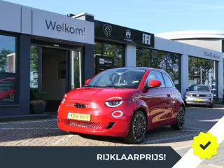 Fiat 500E La Prima 42 kWh | 100% elektrisch | Panoramadak | Leder