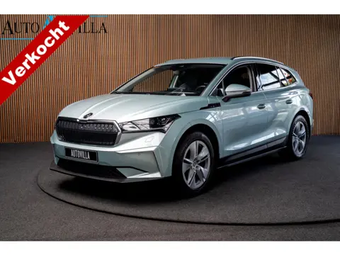 Škoda Enyaq iV 80 SOH: 91,7% Leder Memory Camera Elektr. trekhaak Warmtepomp Navi Climate voor & ach