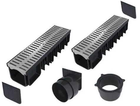 Kunststof afvoergoten voor uw oprit, terras of zwembad!