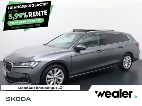 Skoda Superb Combi 1.5 TSI MHEV First Edition | 150 PK | Automaat | Trekhaak wegklapbaar | Panoramad