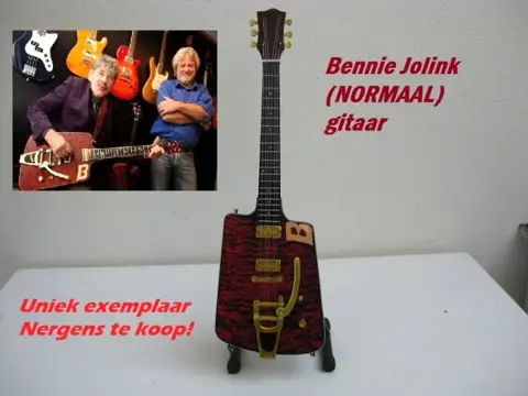 Mini gitaar Bennie Jolink - Normaal -
