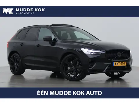Volvo XC60 T6 Ultra Black Edition | Luchtvering | Bowers&Wilkins | Trekhaak | Stoelmassage | 360° Ca