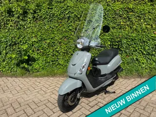 SYM Fiddle 2 45 km EURO4 Scooter Rich Grey BETAAL met in3