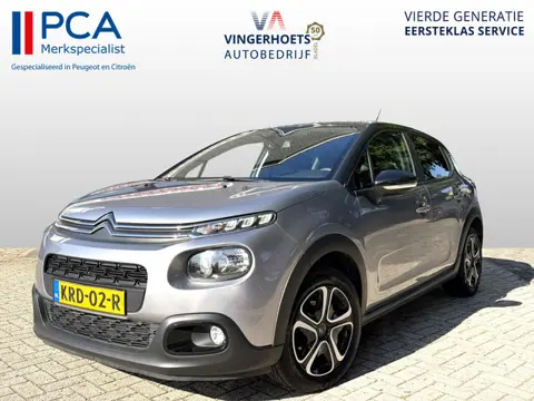 Citroën C3 83 Pk Benzine 5-Deurs * 2-Tone Zilvergrijs + Zwart Dak * * Navigatie * Climate & Cruise C