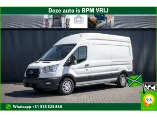 Ford Transit | L3H3 | 130Pk | Inrichting | 3-Zits | Camera | Cruise | PDC | Airco