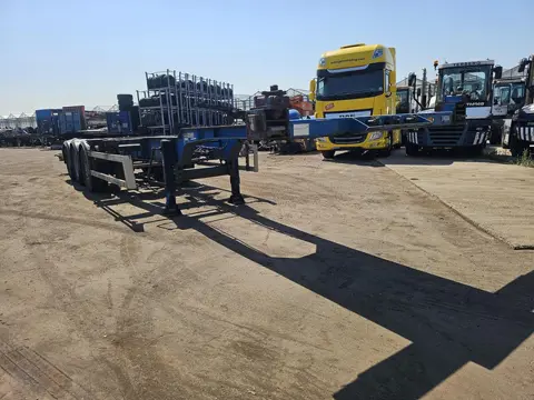 HRD NT CON.40 foot extendible chassis 2 x 20 foot / landbouw kenteken / geen apk nodig.