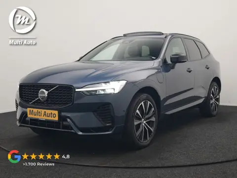 Volvo XC60 T6 AWD Plus Dark LONG RANGE PHEV 350pk | Trekhaak Af Fabriek | Panodak | Adaptive Cruise 