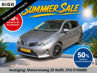 Toyota Auris 1.8 HYBRID LEASE PRO PANORAMADAK NAVI LEDER STOEL VERWARMING  . CRUISE CONTROL .