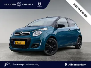 Citroen C1 Airscape Shine 1.0 e-VTi 72pk | CABRIODAK ZWART | CAMERA | CLIMA | NAVI | LM-VELGEN 'BLAC