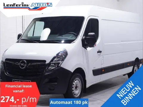 Opel Movano 2.3 CDTi 180 pk L3H2 Automaat Navi, Camera Laadruimte Pakket, 270 Graden Deuren, PDC ach