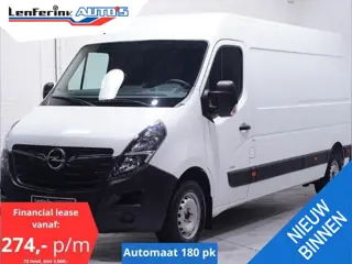 Opel Movano 2.3 CDTi 180 pk L3H2 Automaat Navi, Camera Laadruimte Pakket, 270 Graden Deuren, PDC ach