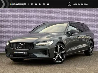 Volvo V60 2.0 T8 Plug-in hybrid AWD Ultra Dark | SOH:100% | Trekhaak | Schuif/kantel Panoramadak | H