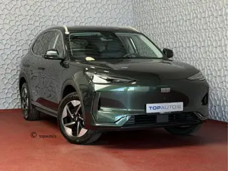 GEELY E5 Pro+ 68KW | Geventileerde & Verwarmde Stoelen | Moss Green | Warmtepomp | 360° Camera | 475
