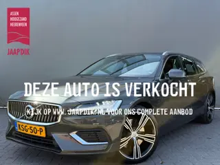 Volvo V60 2.0 T6 Recharge AWD R-Design ELEK. TREKHAAK | LEER | ADAPTIVE CRUISE | STOELVERW. | CAMERA