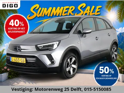 Opel Crossland 1.2 TURBO EDITION 1e EIG. GARANTIE TOT 5-2031* 100% ONDERHOUDEN. CARPLAY NAVIGATIE. C