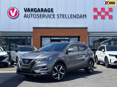 Nissan Qashqai 1.2 Tekna+|1e eigenaar|360 cam|Trekhaak|Bose|Panodak|Elektr Stoelen|Leder