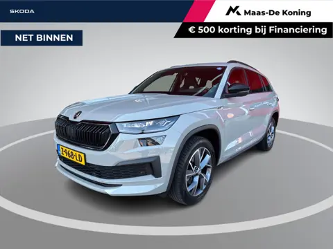 Skoda Kodiaq 1.5 TSI 150pk DSG Sportline Business 7p. · Camera · Inklap. Trekhaak · Keyless · Elek. 