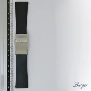 Breitling Rubber Strap And Clasp 24/20mm