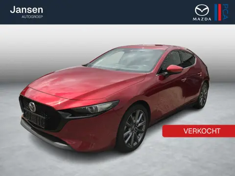 Mazda 3 2.0 e-SkyActiv-X 180 M Hybrid Luxury AWD , Automaat, I-Activsense, 360 View, Leder, 18 Inch 