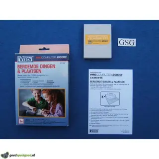 Cassette beroemde dingen en plaatsen voor Pre Computer 2000