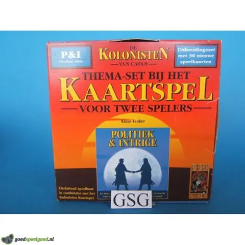 De kolonisten van Catan politiek en intrige nr.