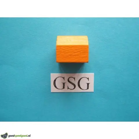 Dorp oranje (hout) nr. 60274