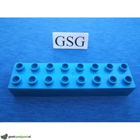 Basisblok blauw 16 noppen