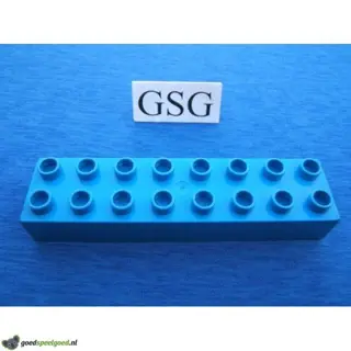 Basisblok blauw 16 noppen