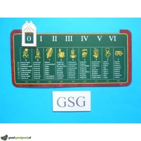 Promotiekaart Stratego 4 groen nr. 60947-02