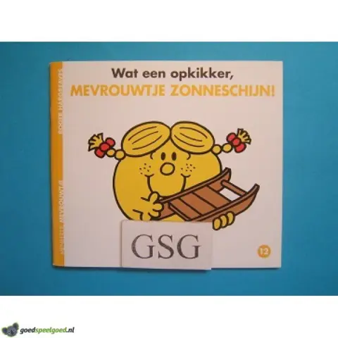 Wat een opkikker, mevrouwtje Zonneschijn nr. 3742-01