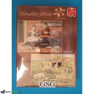 Wat doet poes &amp; in de weide 2x 1000 st nr. 81118-01