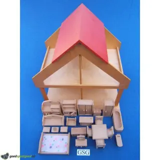 Poppenhuis groot 23-delig nr. 9229-02