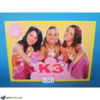 K3 puzzel roze / geel 60 st nr. 18013-01