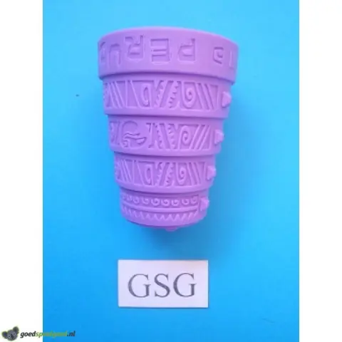 Dobbelbeker Perudo paars nr. 60883-02