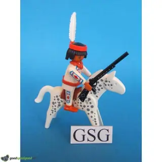 Indiaan met paard nr. 4154-02