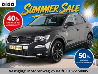 Volkswagen T-Roc 1.0 TSI STYLE 100% OH.GARANTIE TOT 10-2032* BLACKLINE .NAVI.PDC V+A.URANO GREY !