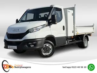 Iveco Daily 35C16 2.3 300 Kipper | Dubbellucht | Trekhaak | Leder | Opbergkist | Airco | Cruisec.