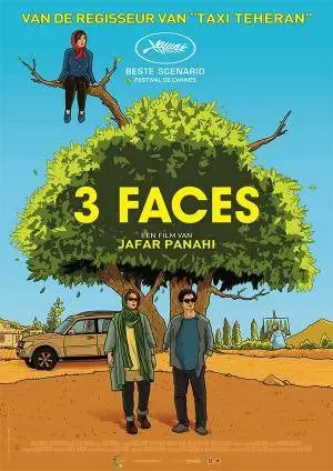 3 FACES filmposter.