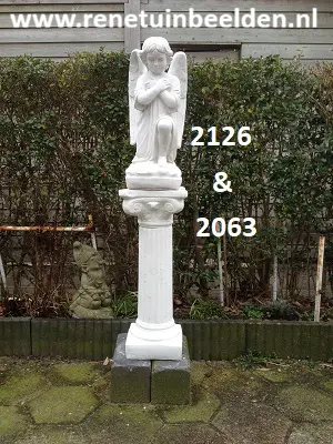 Engel met zuil. nr 2126 & 2063