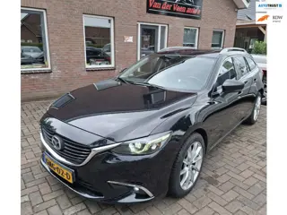 Mazda 6 Sportbreak 2.5 SkyActiv-G 192 GT-M. O.a. Leder, cruise, pano, stoel & stuurverw, carplay, cr