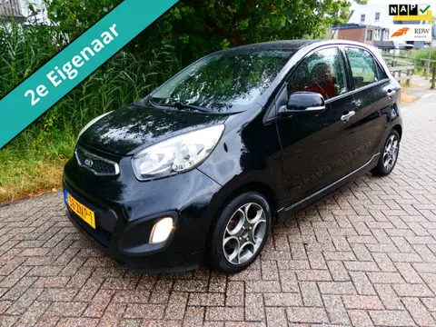 Kia Picanto 1.0 CVVT ISG Design Edition 2e eig. Airco Leder LED PDC Zuinig