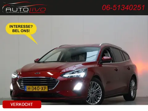 Ford FOCUS Wagon 1.5 EcoBlue Titanium Business AUTOMAAT! LED CLIMA ST. VERW. NAV CLIMA PDC TREKHAAK 
