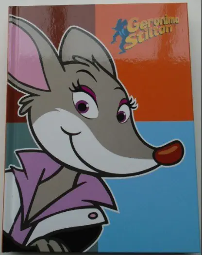 GERONIMO STILTON MEISJE NOTITIEBLOK 18X13,5CM 9 STUKS BLANCO