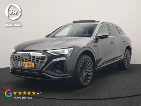 Audi Q8 e-tron 50 quattro S Line 95 kWh 340pk Dealer O.H | Luchtvering | Trekhaak Afn. | Adaptive Cr